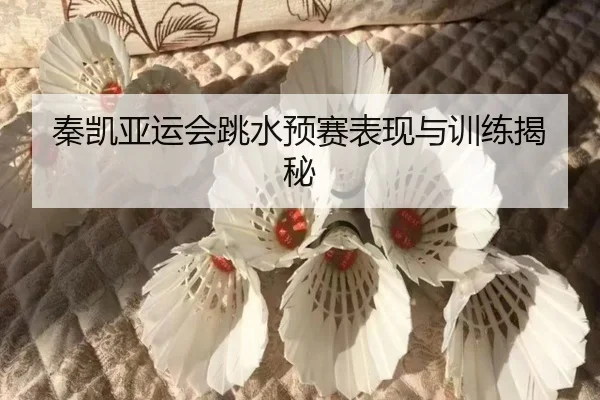 秦凯亚运会跳水预赛表现与训练揭秘